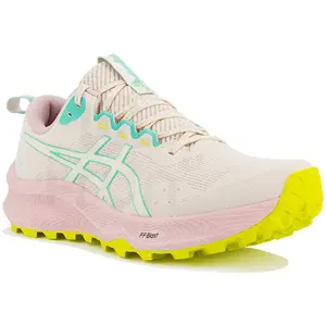 Chaussures ASICS Trabuco Terra 3 blanc rose clair bleu femme - 41.5 pas cher