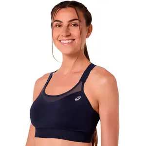 ASICS Road Compression Soutien-gorge sport Femmes-bleu foncé, Taille 8... pas cher