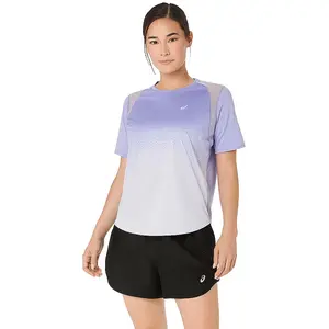 Comparateur de prix : ASICS Road Fade Maillot de course Femmes-bleu, Taille S