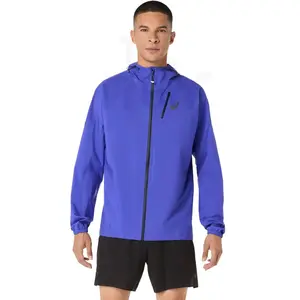 Comparateur de prix : Veste à capuche ASICS Fujitrail Elite bleu violet - M