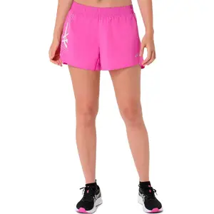 ASICS Metarun Split Short de running Femmes-rosé, Taille XL pas cher
