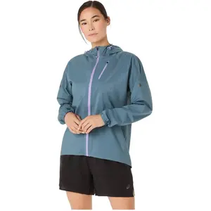Comparateur de prix : Veste ASICS Fujitrail Elite vert bleu femme - L