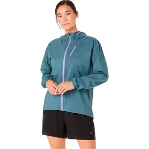 Comparateur de prix : Veste ASICS Fujitrail Elite vert bleu femme - M