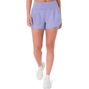 ASICS Road 2in1 3.5in Short de running Femmes-bleu, bleu, Taille M pas cher