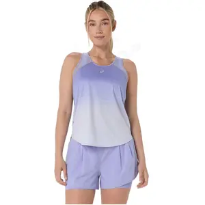 ASICS Road Fade Maillot de course Femmes-bleu, Taille L pas cher
