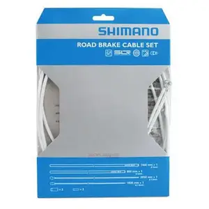 Comparateur de prix : Jeu de câbles de frein pour route Shimano à revêtement Sil-Tec blanc