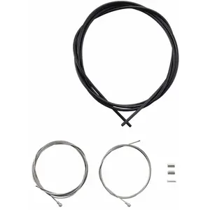 Comparateur de prix : Kit de câbles et gaines de frein Shimano ROUTE SUS - Noir
