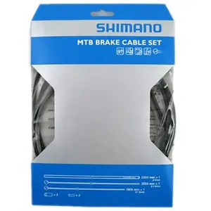 Comparateur de prix : Kit de câble et gaine de frein SUS VTT Shimano - Noir
