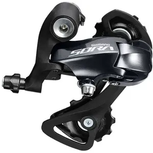 Comparateur de prix : Derailleur route arriere shimano 9v. sora 3000 double noir