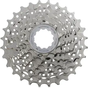 Shimano HG50 Cassette à 8 Vitesses Argent Argent 11-30 Teeth pas cher