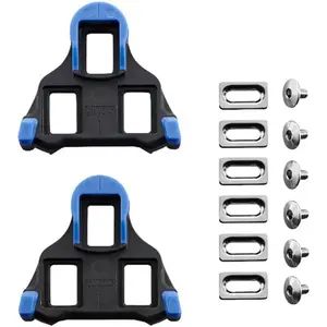 Comparateur de prix : Cale pedale shimano route spd-sl mobile bleu 2° (paire)