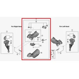 Shimano Spares Mecanismo Maneta Derecha - ST-R8000 pas cher