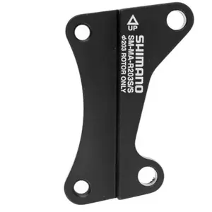 Comparateur de prix : Shimano adaptateur de frein à disque SM-MA-R203 IS2000 arrière 203 mm