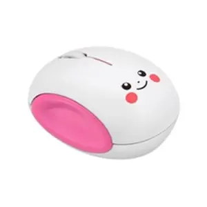 Souris sans fil 2,4GHz avec récepteur USB - Rose pas cher