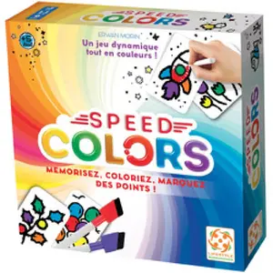 Lifestyl Jeu de réflexion et stratégie - Speed Colors - Pour enfants de 5 ans et plus - Multicolore pas cher