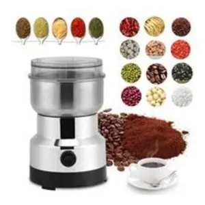 Comparateur de prix : Yokuli Moulin à café électrique multifonction argent pour la cuisine, pour grains, noix, haricots, épices, ménage