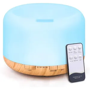Diffuseur d'Huiles Essentielles 500ML Humidificateur avec 7 couleurs L...Vendu parfnac