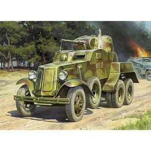 Zvezda - Z3617 - Maquette - Automitrailleuse BA-10 - Echelle 1:35