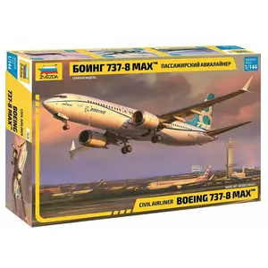 Maquette Boeing 737 Max 8 1/144 - Zvezda Maquette d'avion  - Z7026 