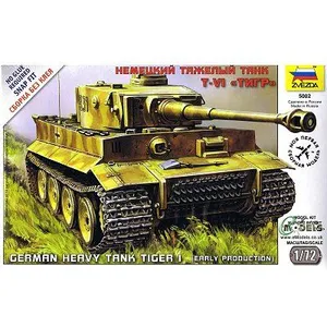 Zvezda Maquette Char : Snap Fit : Pz.Kpfw.Vi Tiger I-Zvezda pas cher