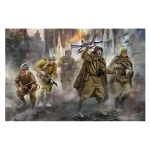 Zvezda Figurines Mitrailleurs Soviétiques