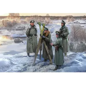 Figurines Etat Major Allemand Hiver 1/72 - Zvezda Figurines historiques  - Z6232  pas cher