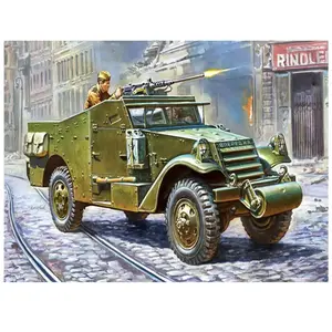Comparateur de prix : Zvezda Maquette Véhicule Militaire : M-3 Scout Car-Zvezda