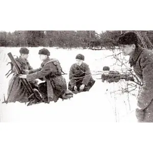 Zvezda Figurines historiques 2ème guerre mondiale : mortier soviétique...