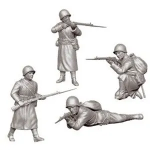 Zvezda Figurines Historiques 2ème Guerre Mondiale : Fantassins Sovié...Vendu paramazon