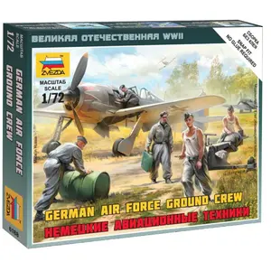 Zvezda Figurines 2ème Guerre Mondiale : Mécaniciens d'aviation allemands