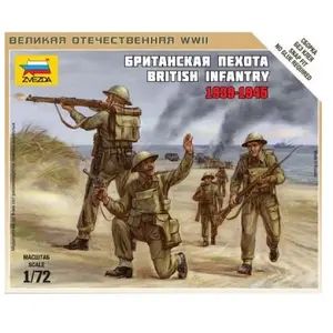 Infanterie Britannique 1939-42 Zvezda 1/72 pas cher