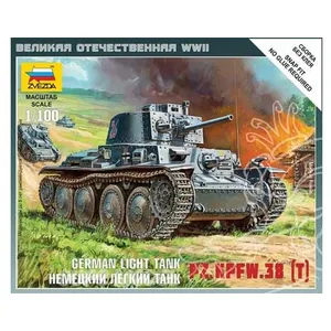 Maquette Char allemand panzer 38t   1/100  - Zvezda Maquette militaire  - ZVE6130