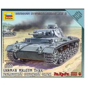 Comparateur de prix : Maquette Panzer III  1/100  - Zvezda Maquette militaire  - ZVE6119 