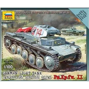 Zvezda Mini Kit - German Panzer II pas cher