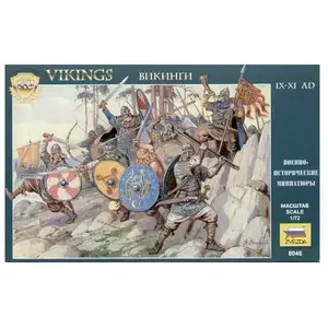 Figurines Vikings 1/72 - Zvezda Figurines historiques - ZVE8046 pas cher