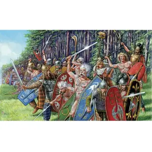 Figurines Infanterie Gauloise 1/72 - Zvezda Figurines historiques - Z8012 pas cher