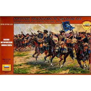 Zvezda - Z8057 - Maquette - Cavalerie Suédoise 17-18E S - Echelle 1:72