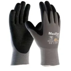 ATG Gant MaxiFlex® Endurance  34-844 taille 9 gris/noir nylon avec mousse nitrile en 388 catégorie epi iiVendu paramazon