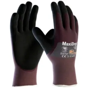 ATG Gant MaxiDry® 56-425 taille 10 violet/noir nylon en 388 catégorie epi iiVendu paramazon