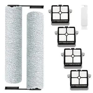 SODIAL de Rouleaux de Brosse pour Aspirateur Sans Fil Tineco Floor ONE S6-S6PRO pour Laveuse de Sol Humide et Sec ACCESSOIRE D’ASPIRATEUR pas cher