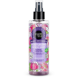 Comparateur de prix : Organic Shop Brume corps hydratante Cocktail de fleurs 200ml