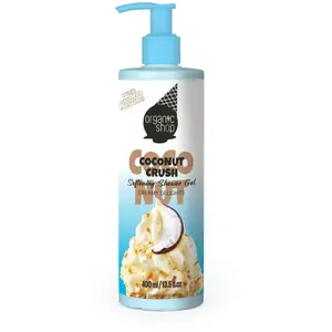 Organic Shop - Noix de Coco givrée Adoucissant Gel douche 400 ml unise... pas cher
