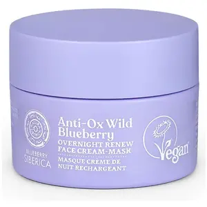 Comparateur de prix : Natura Siberica Masque crème de nuit rechargeant vegan - Myrtille - Visage - 50 ml