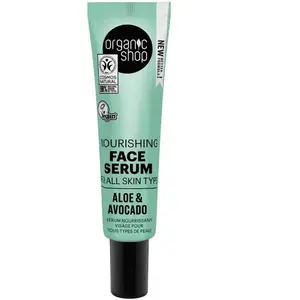 Organic Shop Sérum nourrissant - Aloe vera & avocat - Visage - 30 ml pas cher