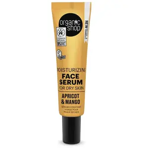 Organic Shop Moisturizing Face Serum Dry Skin Apricot & Mango 30ml pas cher