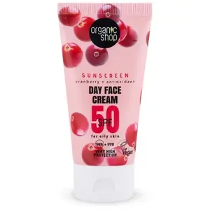Organic Shop Cranberry Day Face Cream Spf50 50ml pas cher