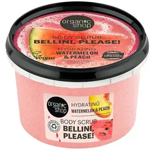 Comparateur de prix : Organic Shop Gommage Corps Hydratant Bellini please! - Pastèque et Pêche - 250ml