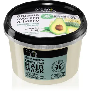 Comparateur de prix : Masque capillaire à l'avocat et huile d'Olive Bio d'Organic Shop - 250 ml