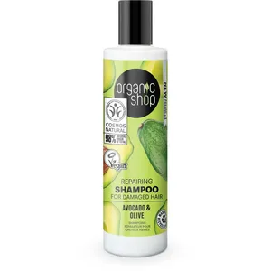 Comparateur de prix : Organic Shop Avocado & Olive shampoing rénovateur pour cheveux abîmés 280 ml