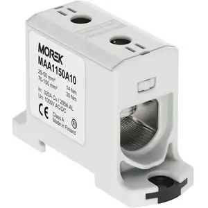 Morek - Bloc de jonction alu cuivre gris (phase) 25 à 150mm² 1000V ac/... pas cher
